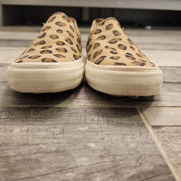 Keds Leopard Print Slip On Canvas Sneakers Size 6.5 - Picture 7 of 8
